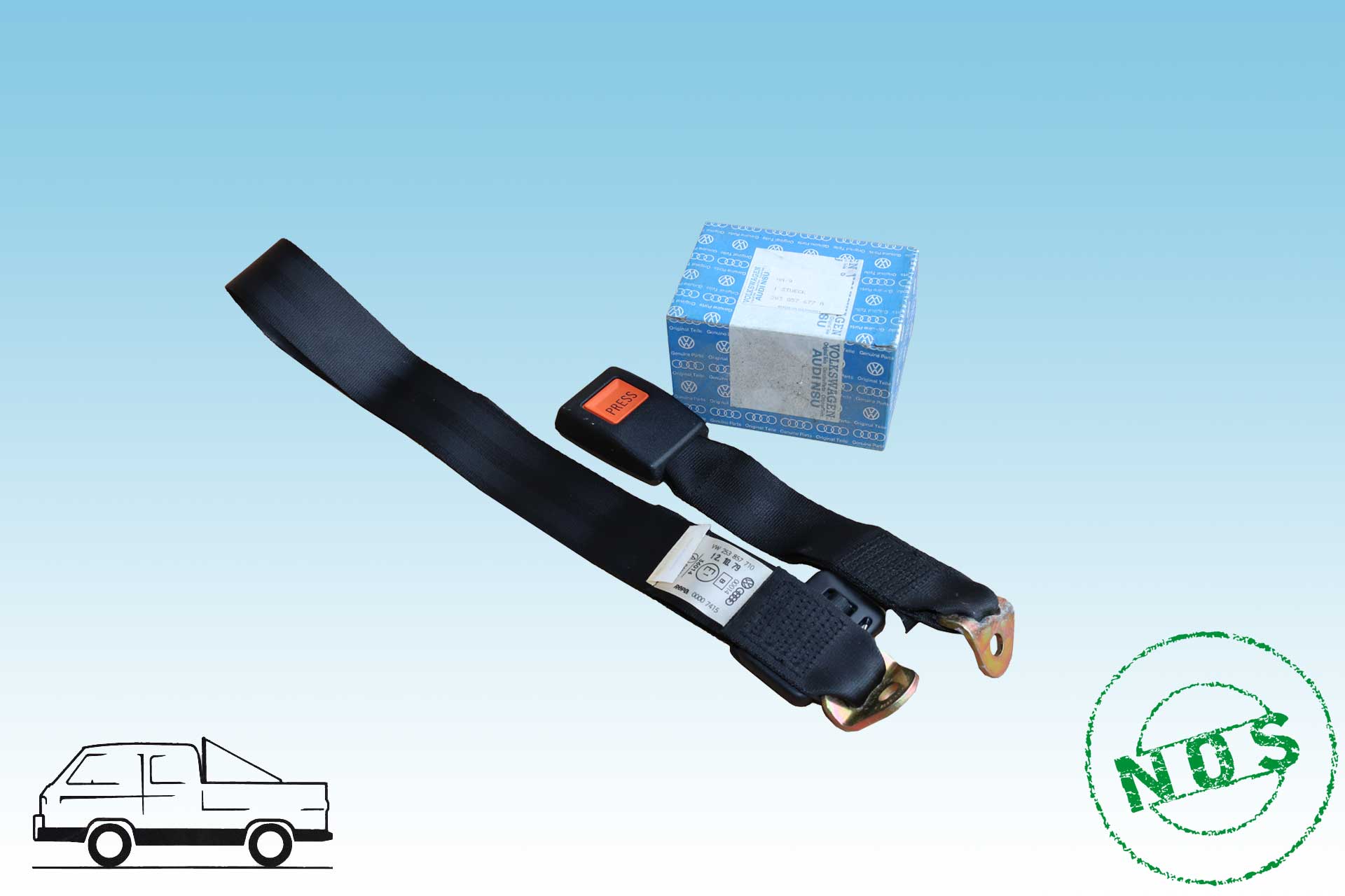 T3 seat belt  - genuine VW