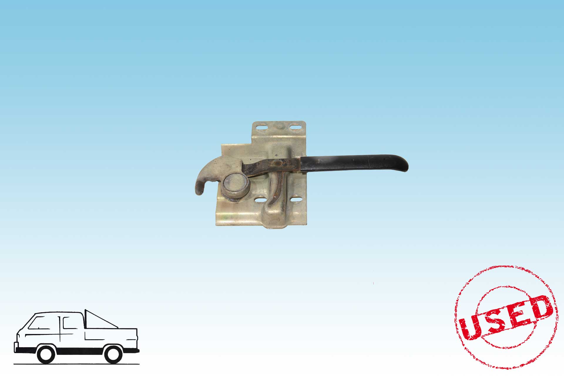 Pick up side gate latch Bus Vanagon front left / rear right