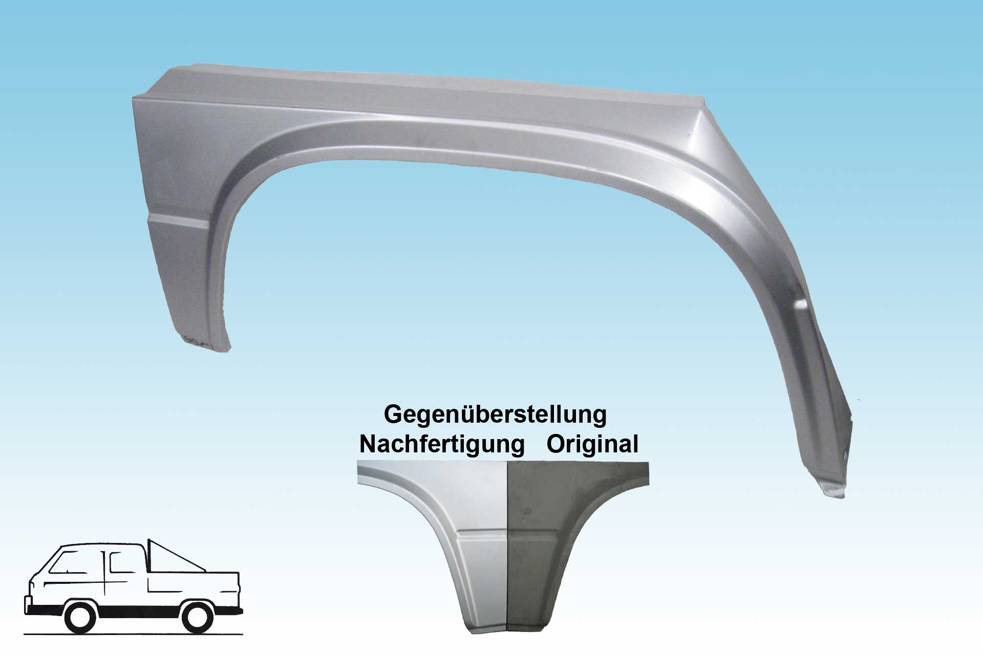 Radlauf Bus T3 hinten rechts