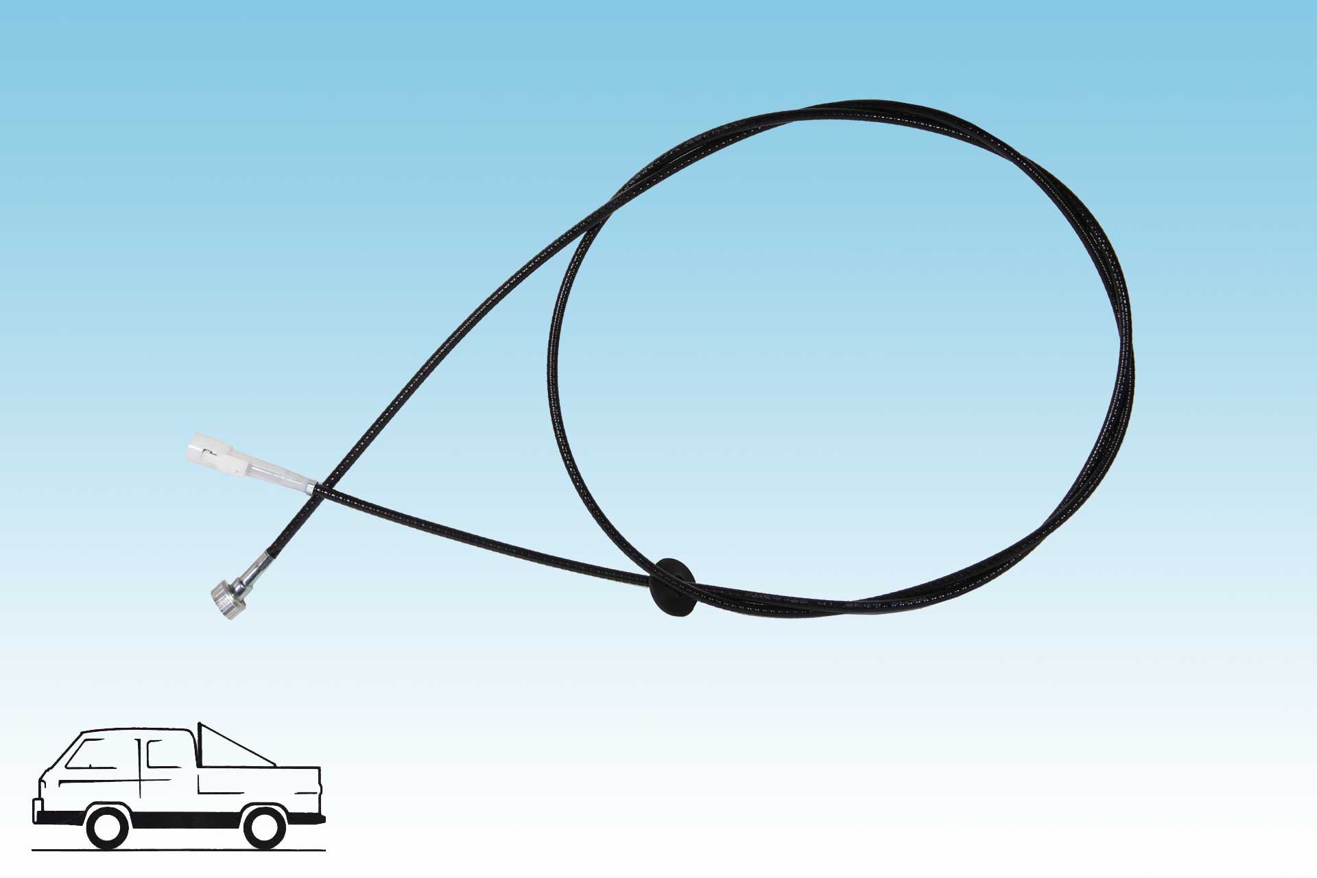 Speedometer Cable Bus Vanagon 2 WD up to 07/81