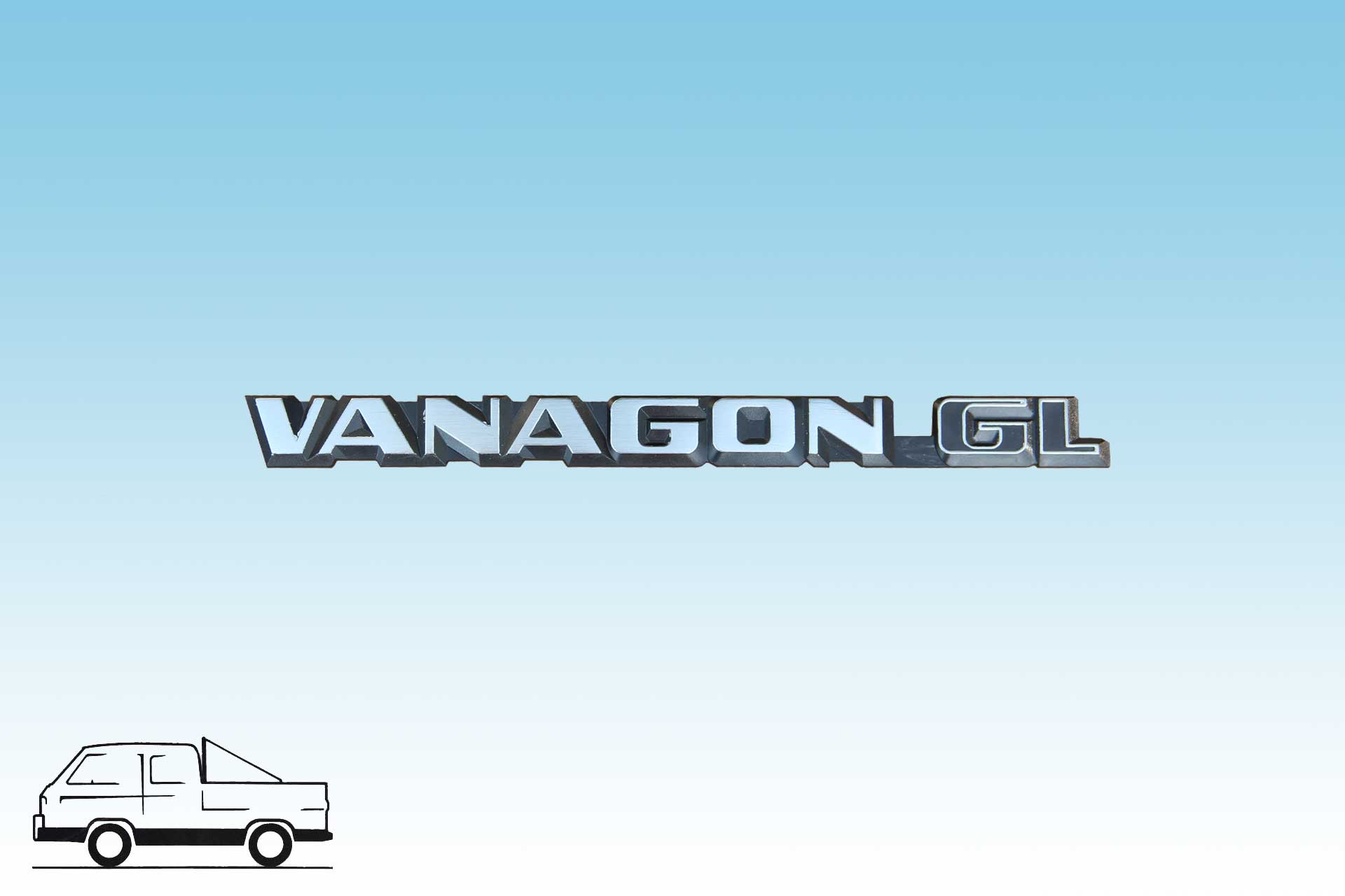 Schriftzug "VANAGON GL"  für T3