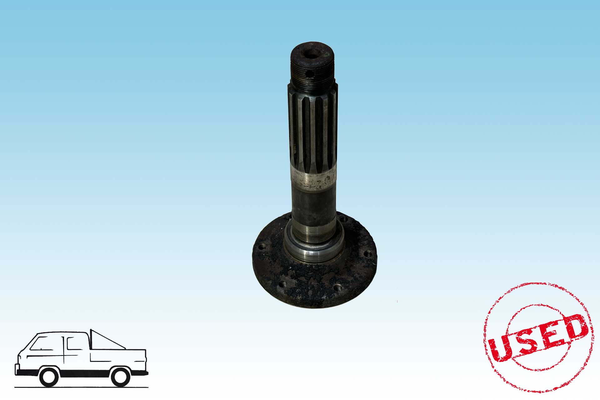 VW Bus T3 Radwelle hinten gebraucht   100mm